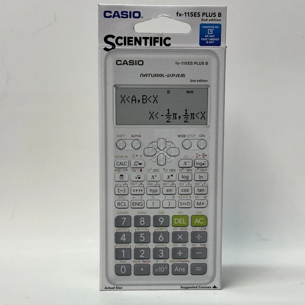Casio FX115ESPLSBWAIT fx-115ES Plus Advanced Scientific Calculator NIB
